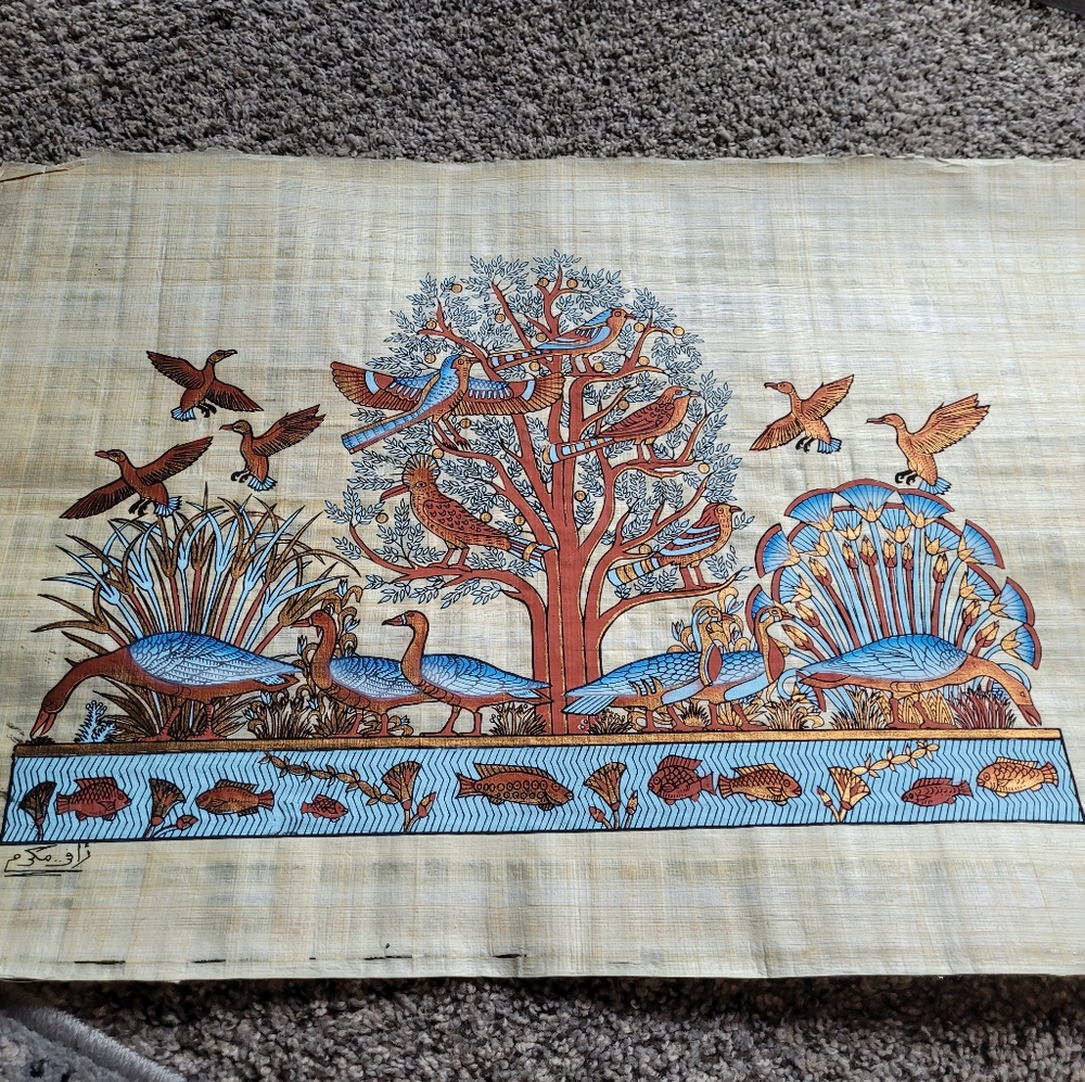 Egyptian Papyrus Picture